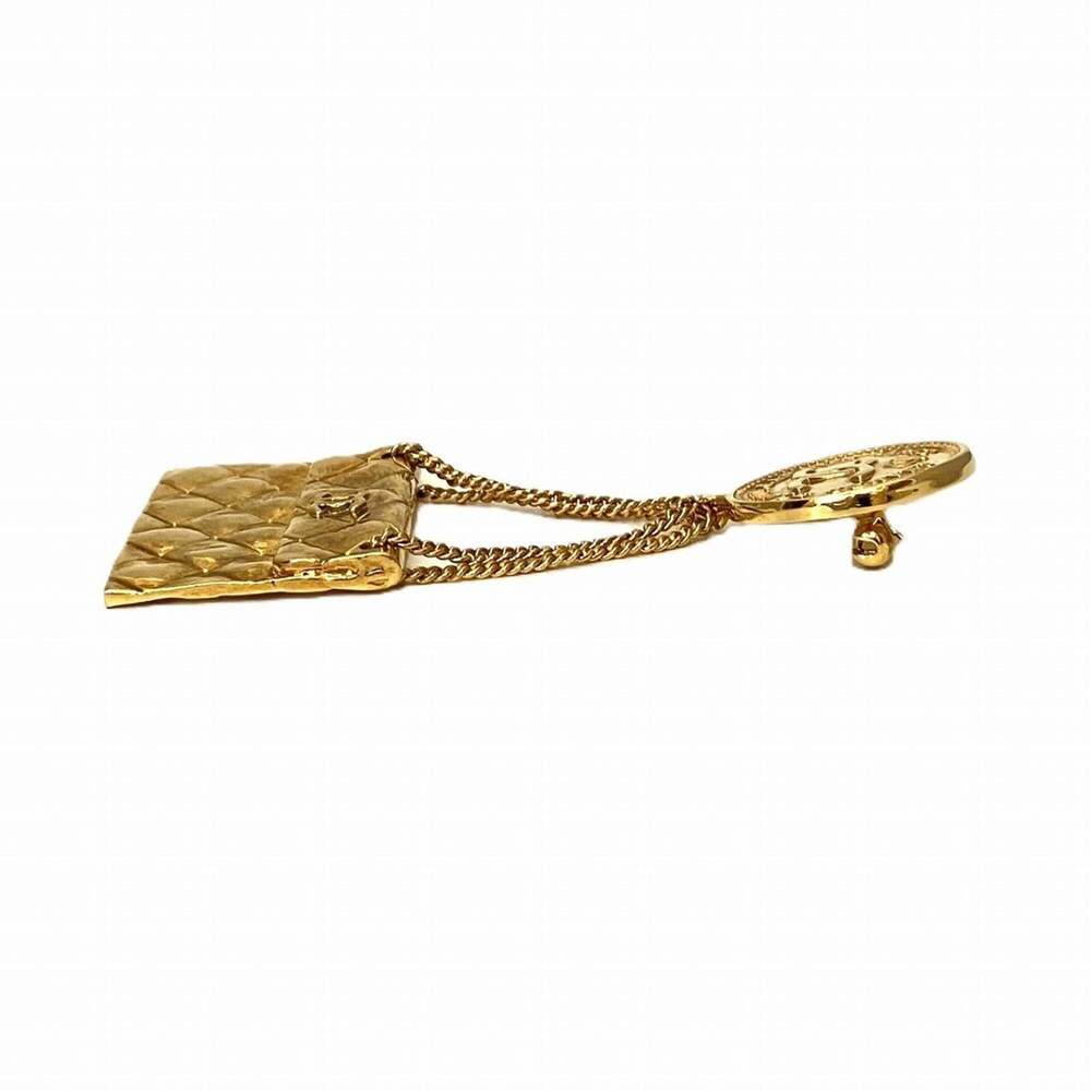 CHANEL Authentic Gold Brooch - Picture 7 of 10